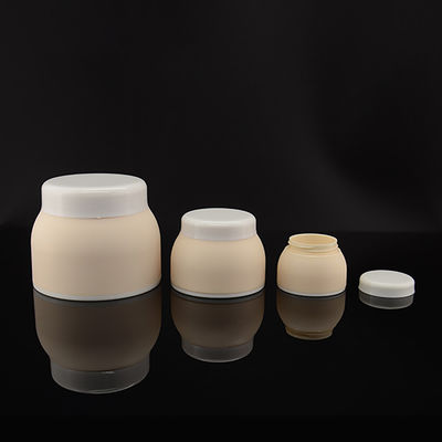 με μορφή νιπτήρα BPA κρέμας 30ml 50ml 100ml κενά PP ελεύθερα σαφή πλαστικά βάζα βάζων με τα καπάκια