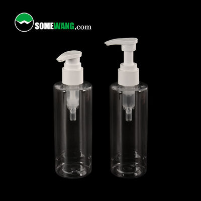 250ml πλαστικό της PET καλλυντικό μπουκαλιών κενό μπουκάλι ώμων λοσιόν επίπεδο