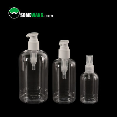 100ml/πλαστικό μπουκάλι της PET ντους σαμπουάν 200ml/500ml με την καλλυντική συσκευασία ψεκαστήρων αντλιών