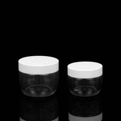 Βαριά τοίχων 30ml 50ml PET πλαστική δέρματος συσκευασία βάζων κρέμας φροντίδας κενή