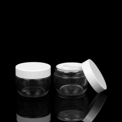 Βαριά τοίχων 30ml 50ml PET πλαστική δέρματος συσκευασία βάζων κρέμας φροντίδας κενή