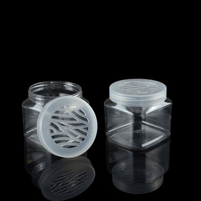 Επιμεταλλώνοντας με ηλεκτρόλυση βάζο 100ml 500ml PET που συσκευάζει αποσμητικά κενά εμπορευματοκιβώτια βάζων της PET τα τετραγωνικά