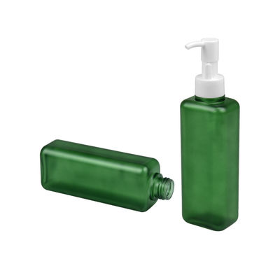 150ml 185ml PETG καλλυντικό μπουκάλι 24/410 αντλιών λοσιόν σώματος μορφής μπουκαλιών τετραγωνικό