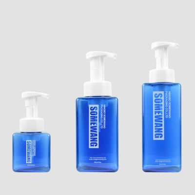 τετραγωνικό PETG 280ml 480ml 650ml PETG καλλυντικό μπουκάλι σαπουνιών αφρού μπουκαλιών