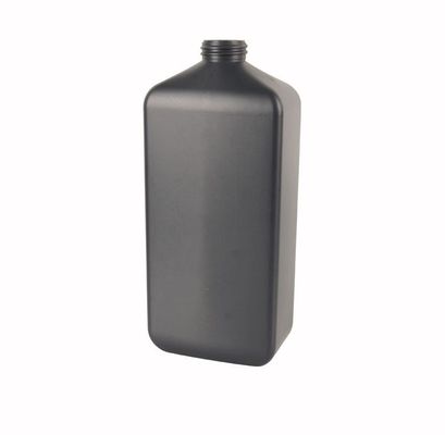 950ml 32/410 HDPE μπουκαλιών PE καλλυντικό επίπεδο τετραγωνικό μπουκάλι αντλιών φροντίδας δέρματος