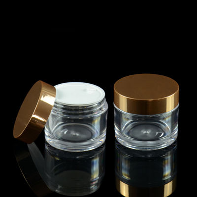 50ml καλλυντική κρέμα προσώπου βάζων ABS PETG ορών με το ηλεκτρολυτικό καπάκι