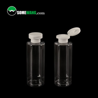250ml πλαστικό της PET καλλυντικό μπουκαλιών κενό μπουκάλι ώμων λοσιόν επίπεδο