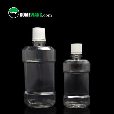 100ml/καλλυντικό PET προσαρμοσμένο μπουκάλι Mouthwash 250ml/500ml μπουκάλι