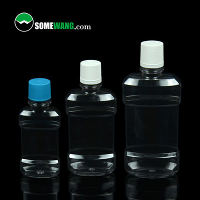 100ml/καλλυντικό PET προσαρμοσμένο μπουκάλι Mouthwash 250ml/500ml μπουκάλι