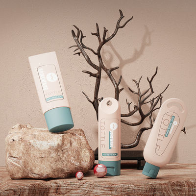 60ml άνω πλευρά PE - κάτω από το προσαρμοσμένο Sanitizer χεριών μπουκάλι με το τοπ καπάκι κτυπήματος