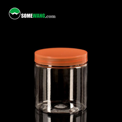 250ml ομαλά επιφάνειας πλαστικά σαφή πλαστικά βάζα βαθμού τροφίμων βάζων καλλυντικά