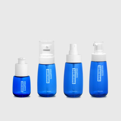 η κενή πλαστική PETG καλλυντική συσκευασία 30ml 60ml 80ml 100ml θέτει το μπουκάλι πηκτωμάτων ντους PETG