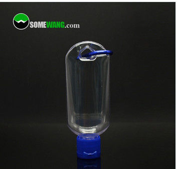 Sanitizer χεριών συνήθειας PETG 30ml 60ml σύνολα μπουκαλιών πηκτωμάτων με τα καλύμματα κτυπήματος