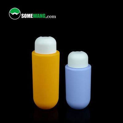 Προσαρμοσμένος HDPE χρώματος επίπεδος ώμος γύρω από την καλλυντική 300ml 400ml συσκευασία λοσιόν κατώτατων μπουκαλιών