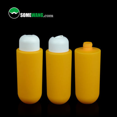 Προσαρμοσμένος HDPE χρώματος επίπεδος ώμος γύρω από την καλλυντική 300ml 400ml συσκευασία λοσιόν κατώτατων μπουκαλιών